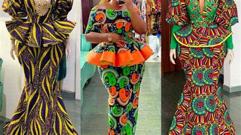 Elegant African Ankara Skirt And Blouse Styles For Pretty Women