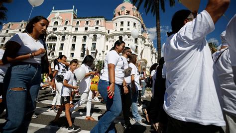 Nice La Marche Blanche En M Moire De Zied S Est Tenue Dans Le Calme