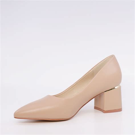 Solo Donna Pantofi Stiletto Femei Solo Donna Nude Cu Toc Mic DP NU Pantofi Nude Femei