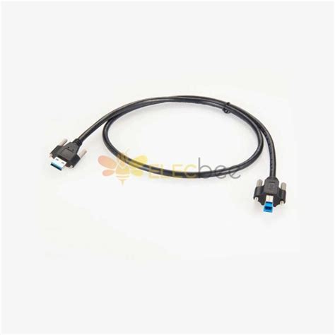 USB 3 0 Superspeed A Male To B Male Screw Lock Cable