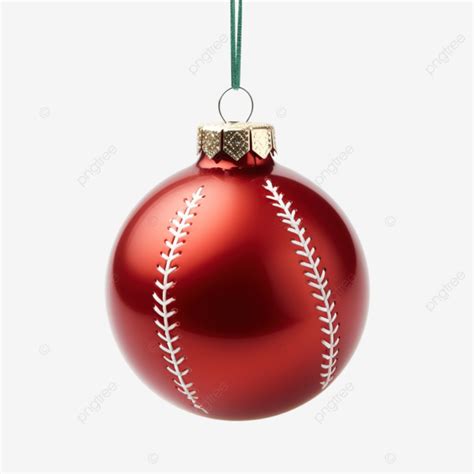 Deporte De B Isbol Bola De Adorno De Navidad O A O Nuevo Colgando De Un