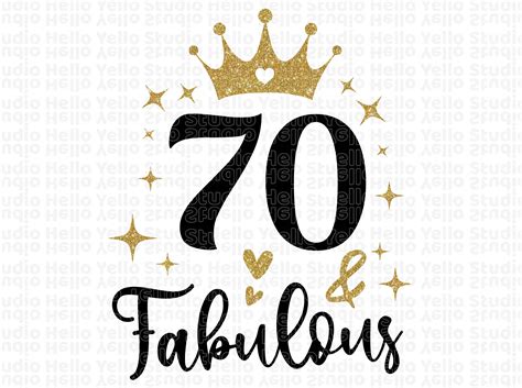 70th Birthday Svg 70th Birthday Birthday Svg 70th Birthday Etsy