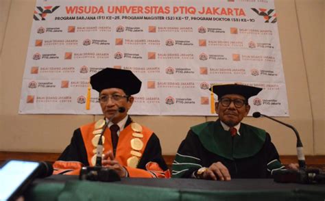 Universitas PTIQ Jakarta Gelar Wisuda Sarjana Magister Dan Doktor