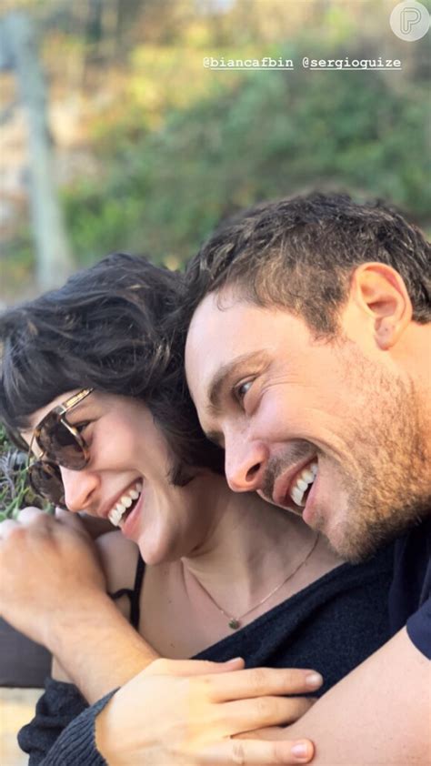 Foto Sergio Guiz E Bianca Bin Foram Flagrados Trocando Carinhos