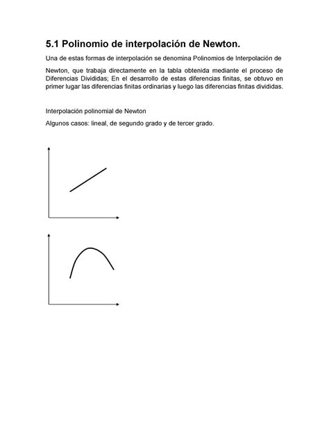 Polinomio De Interpolaci N De Newton Una De Estas Formas De