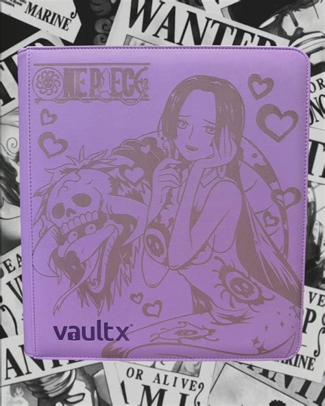 One Piece - Laser-engraved TCG Binder - Vault X 12 Pocket - Custom Made
