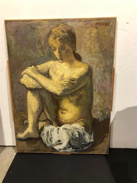 Moses Soyer Seated Nude For Sale At 1stDibs Gabriel Moses Nude