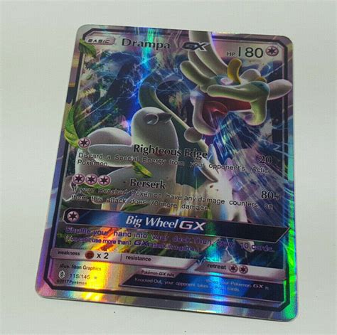 Pokemon TCG Guardians Rising Drampa GX Holo Ultra Rare 115 145 Values