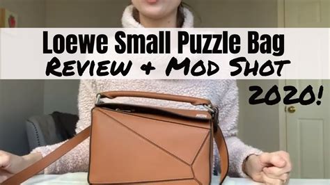 Loewe Small Puzzle Bag In Tan Review 2020 And Mod Shots Included How I