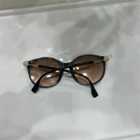 Fendi Accessories Fendi Womens Sunglasses Dark Havana Round Poshmark