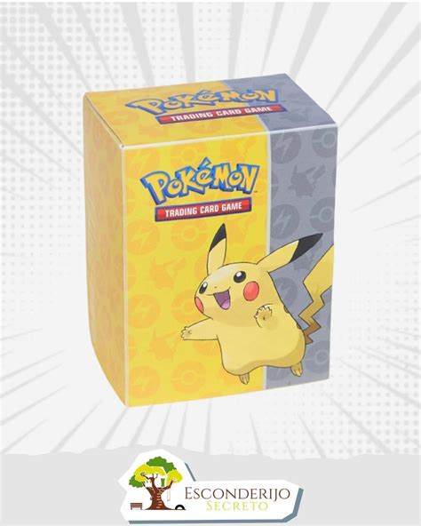 Deck Box Pok Mon Ultra Pro Pikachu Esconderijo Secreto Seu