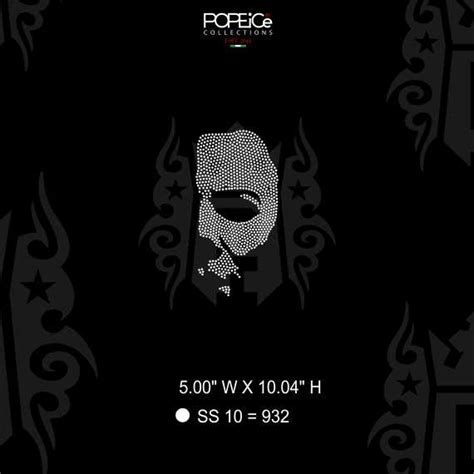 Michael Myers V3 Rhinestone Template – Popeice Collections