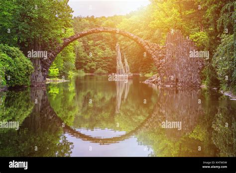 Rakotz Bridge Rakotzbrucke Also Known As Devil S Bridge In Kromlau