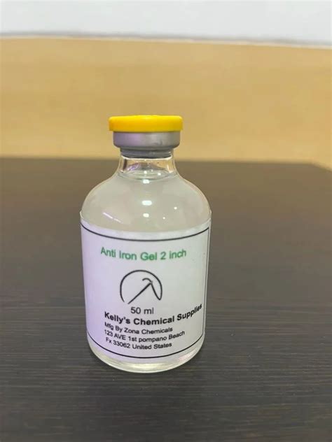 Anti Iron Gel - Anti Iron Chemical Latest Price, Manufacturers & Suppliers