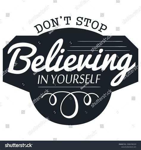 Motivation Quotes Vector Illustration Black White Stock Illustration ...