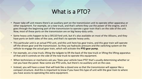 Ppt 3 Categories Types Of Pto Units Powerpoint Presentation Free