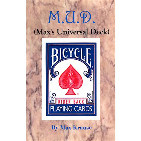 M U D Maxs Universal Deck By Max Krause Sic Verlag Und Sicond