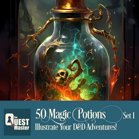 50 Magic Potions Set 1 Dnd Potion Illustrations Dungeons And Dragons