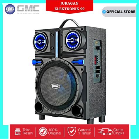 Jual Speaker Portable Gmc 897q Bluetooth Karaoke Radio Extra Power