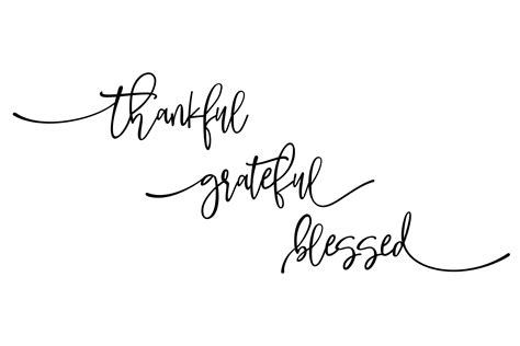 Thankful Grateful Blessed - SVG PNG EPS By Studio 26 Design Co ...