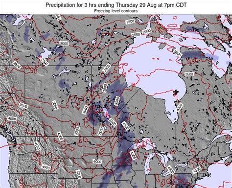 Manitoba Precipitation for 3 hrs ending Sunday 02 Jun at 1am CDT