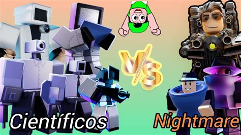 Solo científicos Contra el modo Nightmare Toilet Tower Defense YouTube