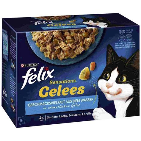 Felix Katzen Nassfutter Felix Sensations Gelee FELIX Sensations