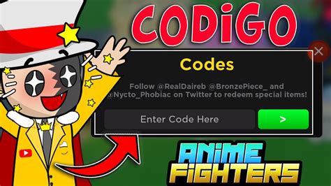 RAPIDO NUEVO CODIGO DE ANIME FIGHTERS SIMULATOR CODES ROBLOX UPDATE