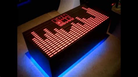 Led Lighted Equalizer Table Youtube