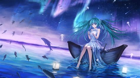 3840x2160 Hatsune Miku Vocaloid Anime Girl 4k 4k Hd 4k Wallpapersimagesbackgroundsphotos And