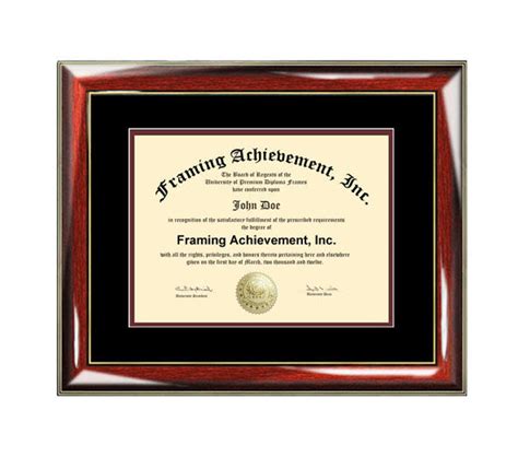 Certificate Frame University Diploma Frames High School Degree Graduat