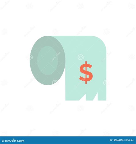 Budget Consumption Costs Expenses Finance Flat Color Icon Vector