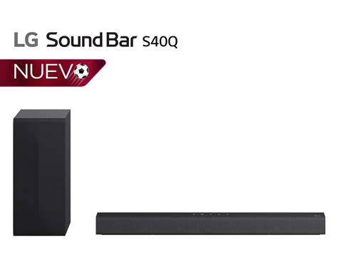 Barra De Sonido Lg S Q Canales W Dolby Audio Con Subwoofer