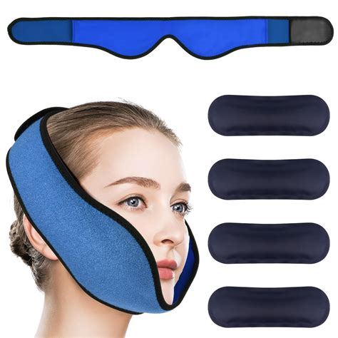Aoowu Face Ice Pack For Jaw Pain Hot Cold Compress Jaw Ice Pack For Wisdom Teeth Pain Relief