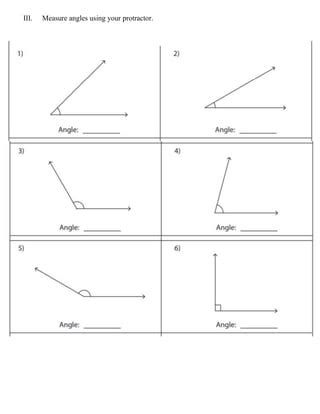 Types of Angles Worksheets - Worksheets Library