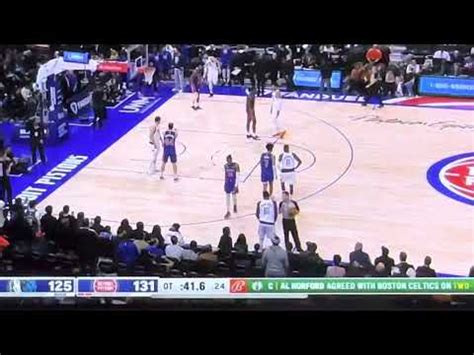 Ot P Dallas Mavericks Vs Detroit Pistons Youtube