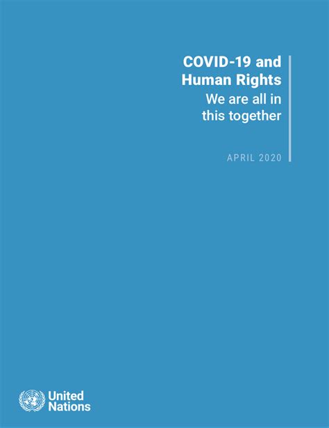 Unsdg | COVID-19 and Human Rights: We are all in this together