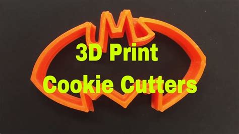 3d Print Cookie Cutter With Cookie Caster Youtube