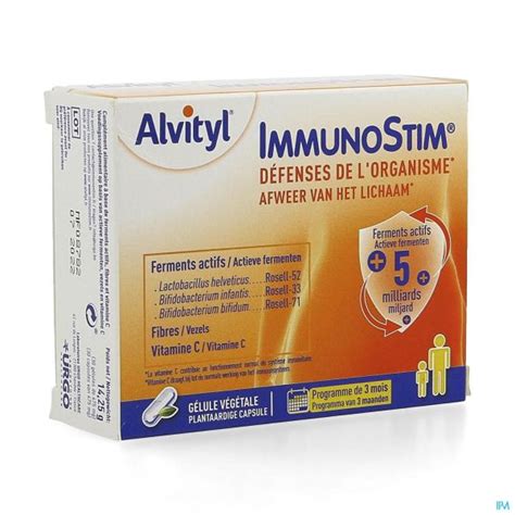 Alvityl Immunostim 30 Capsules Système Immunitaire Pharmacodel