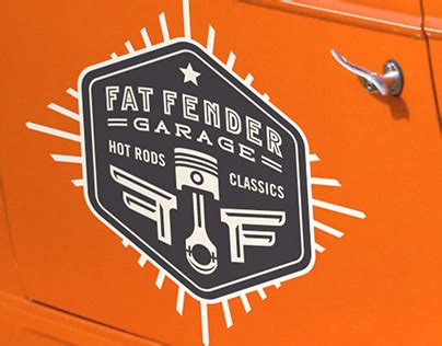 Fat Fender Garage Branding on Behance