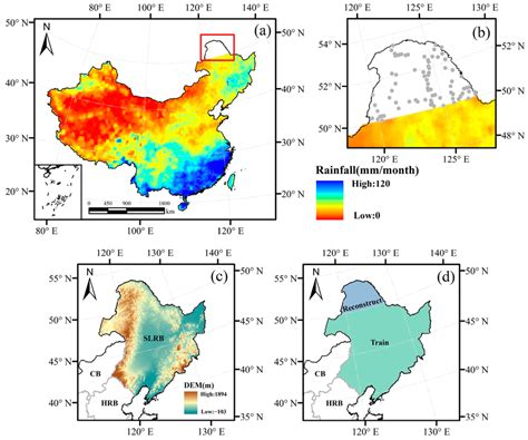 A Spatial Pattern Of Monthly Mean Precipitation For FY 2G At Each