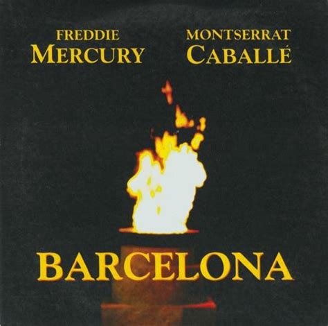 Freddie Mercury "Barcelona" reissue single gallery