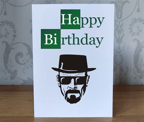 Breaking Bad Birthday Card Etsy