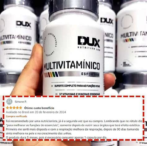 Dux Nutrition Multivitamínico Pote 90 Cápsulas Eba Promoção