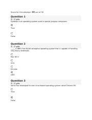 Csis Quiz Software And Mobile Applications Docx Score For This