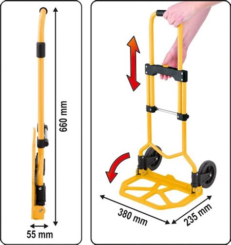 Sammenleggbar tralle 70kg Tørn