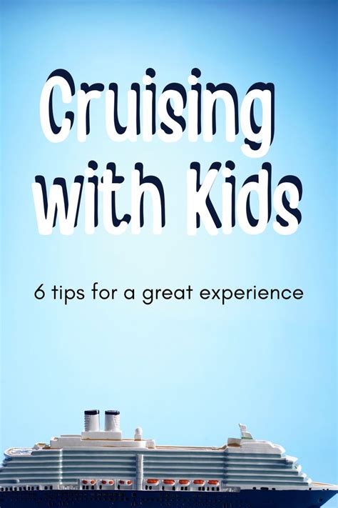 Expert Tips for Cruising with Kids | Cruise kids, Cruise, Weekend cruises