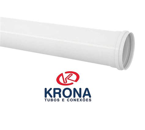 Tubo Pvc Esgoto M Mm Krona Guaxucabos