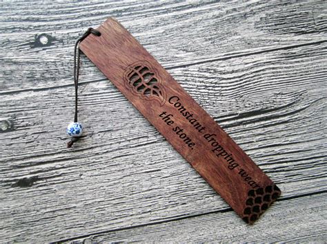 Custom Wood Bookmarkcustom Bookmarkpersonalized Etsy