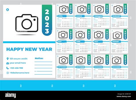 Calendrier 2023 A Imprimer Banque De Photographies Et Dimages à Haute